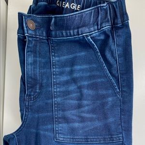 American Eagle jogger jeans. Size 10. Dark Blue. Next level stretch. Like New.